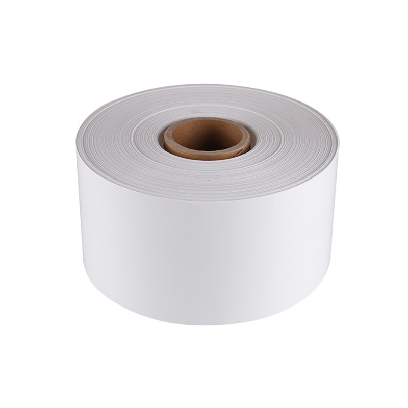 75um ম্যাট হোয়াইট ভিনাইল ইউপো পিপি/ দ্রাবক আঠালো / 60 গ্রাম সাদা গ্লাসিন লাইনার