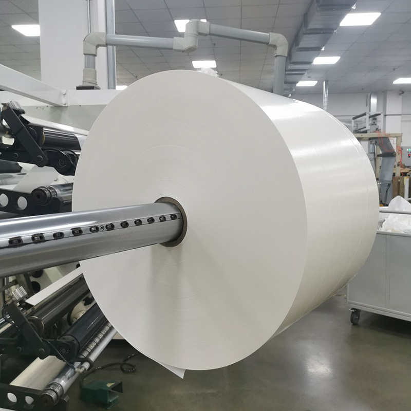 25um উজ্জ্বল সাদা পিইটি /এক্রাইলিক দ্রাবক আঠালো /80g সাদা লাইনার