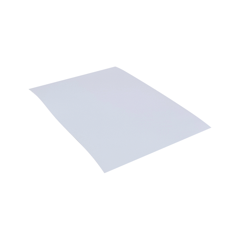 25um ব্রাইট হোয়াইট অ্যালুমিনাইজড পিইটি ফিল্ম টায়ার আঠালো পেপার স্টিকার 