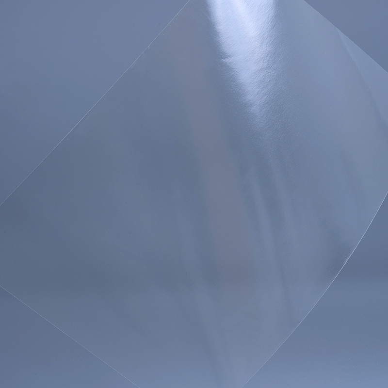 50mic স্বচ্ছ স্ব আঠালো পলিয়েস্টার ফিল্ম ভিনাইল স্টিকার প্রিন্টিং লেবেল জাম্বো রোল