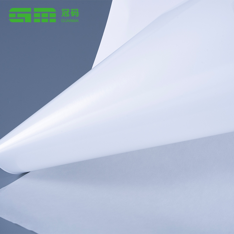 হিমায়িত আঠালো সঙ্গে 75mic হিমায়িত PP সিন্থেটিক কাগজ লেবেল রোল