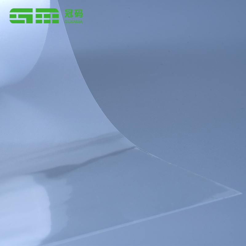 স্থায়ী আঠালো সহ 50mic পরিষ্কার স্ব আঠালো পিপি জাম্বো রোল