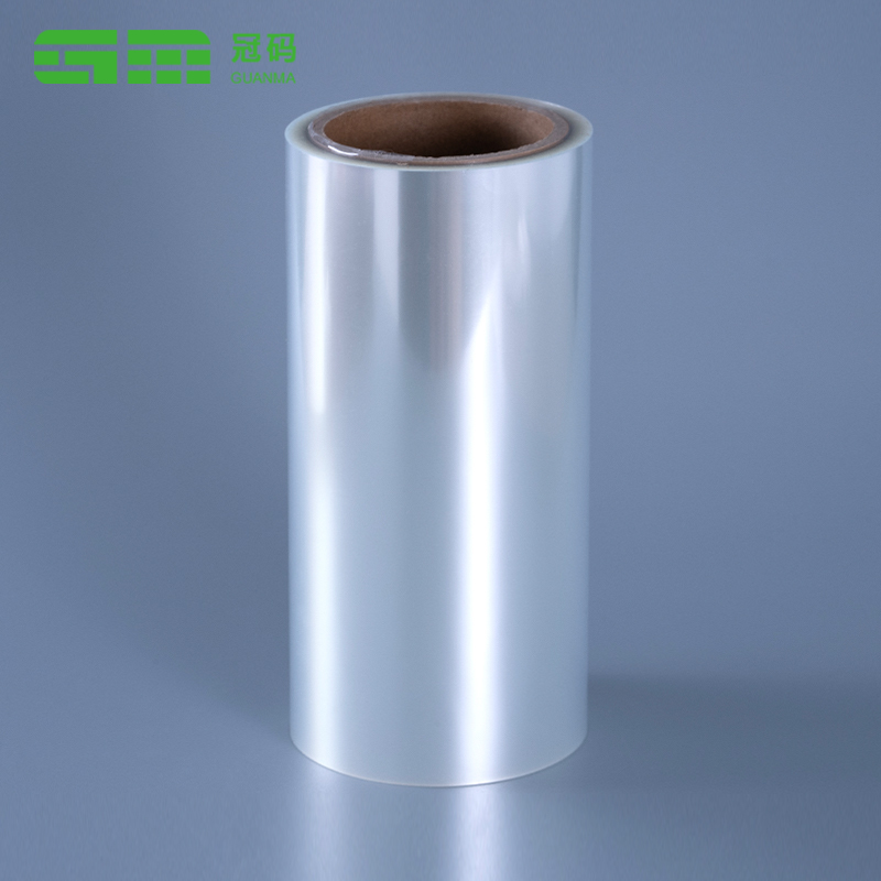 50mic ক্লিয়ার সেলফ আঠালো পিপি জাম্বো রোল স্বচ্ছ পোষা লাইনার সহ