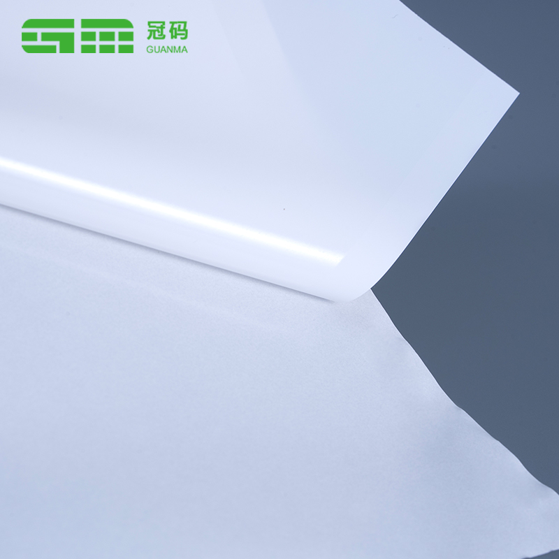 UV ইঙ্কজেট প্রিন্টারের জন্য 75mic ম্যাট হোয়াইট স্ব আঠালো সিন্থেটিক কাগজ