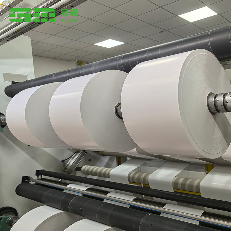 ম্যাট হোয়াইট সিন্থেটিক পিপি কাগজ হিমায়িত আঠালো খাদ্য প্যাকেজিং লেবেল